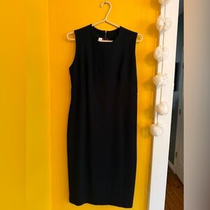 SPANX Classic Black Midi Dress Medium